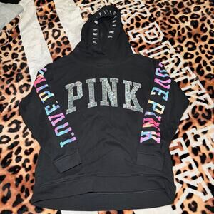 VS Pink bling rainbow hoodie